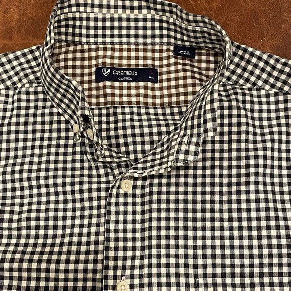 SOLD-Cremieux men’s casual dress shirt. - Picture 2 of 3